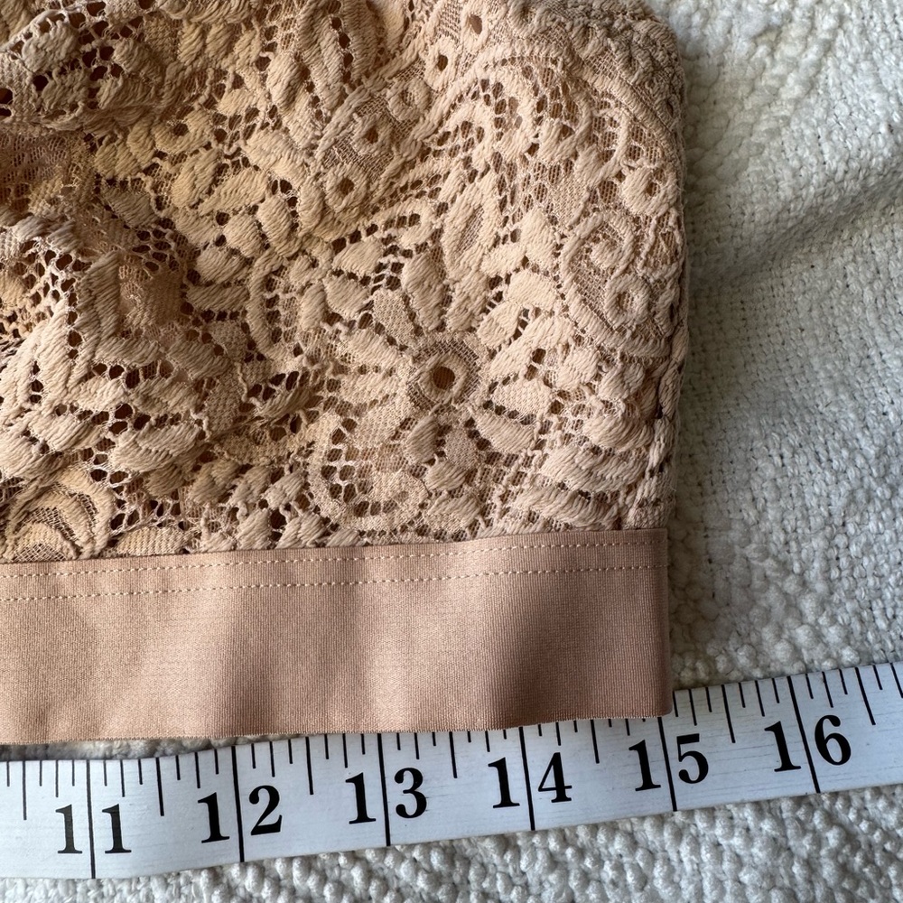 NWT Aerie Lace Bralette in Soft Brown Size XL - Picture 4 of 8